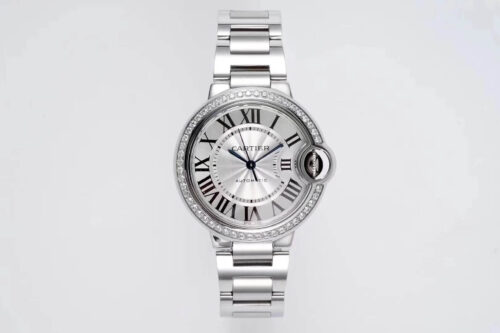 Replica Ballon Bleu De Cartier W4BB0016 33MM AF Factory White Stainless Steel Dial