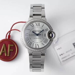 Replica Ballon Bleu De Cartier W4BB0028 33MM AF Factory Diamond Bezel