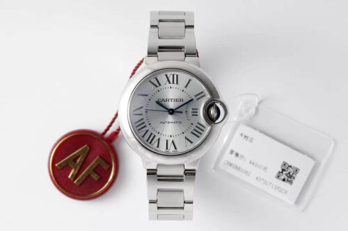 Replica Ballon Bleu De Cartier WSBB0062 33MM AF Factory Silver Steel Strap