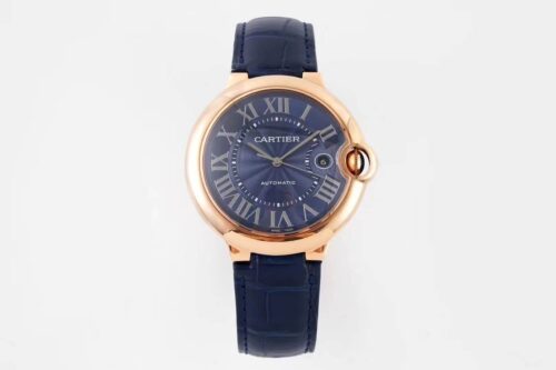 Replica Ballon Bleu De Cartier WGBB0036 42MM AF Factory Rose Gold Bezel