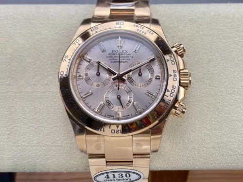 Replica Rolex Cosmograph Daytona 116505 Clean Factory Rose Gold Case