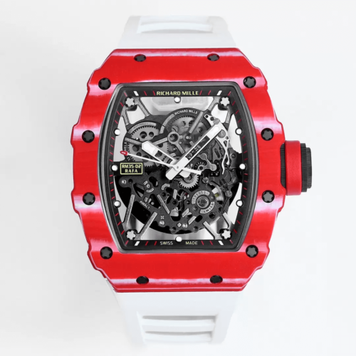 Replica Richard Mille RM35-02 BBR Factory Skeleton Carbon Fiber Dial