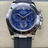 Replica Rolex Cosmograph Daytona Clean Factory Sodalite Blue Dial Black Strap