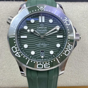 Replica Omega Seamaster Diver 300M 210.32.42.20.10.001 VS Factory Green Ceramic Bezel