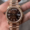 Replica Rolex Day Date M228235-0003 GM Factory V2 Chocolate Dial