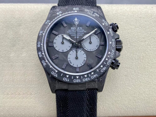 Replica Rolex Daytona Cosmograph Diw Custom Version Noob Factory Black Carbon Fiber Case