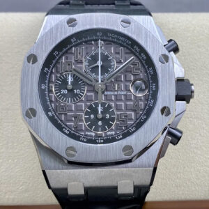 Replica Audemars Piguet Royal Oak Offshore 26470 APF Factory Black Leather Strap