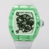 Replica Richard Mille RM055 RM Factory Green Transparent Bezel