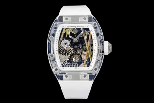 Replica Richard Mille RM26-01 Tourbillon RM Factory White Rubber Strap