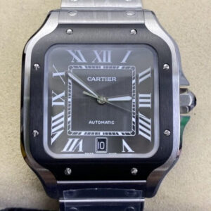 Replica Cartier Santos WSSA0037 BV Factory Gray Dial