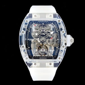 Replica Richard Mille RM 56-01 Tourbillon RM Factory White Transparent Skeleton Dial