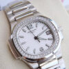 Replica Patek Philippe Nautilus 7010/1G-011 Quartz Real Silver Stainless Steel Strap