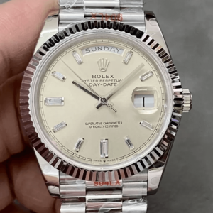 Replica Rolex Day Date M228236-0002 GM Factory 904L Silver Dial