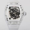 Replica Richard Mille RM055 RM Factory Transparent Case White Strap