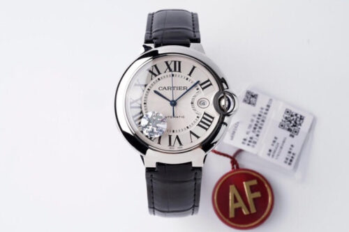 Replica Ballon Bleu De Cartier 42MM W69016Z4 AF Factory Black Leather Strap