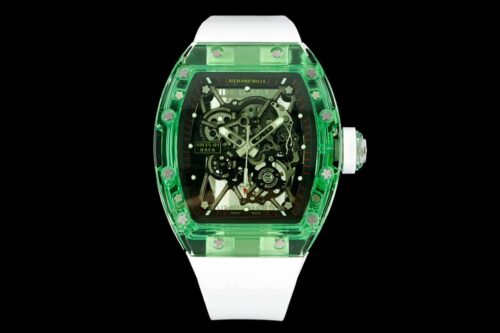 Replica Richard Mille RM35-01 RM Factory Transparent Green Case