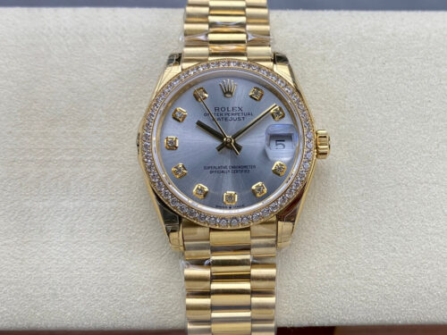 Replica Rolex Datejust M278288RBR-0028 31MM GS Factory Diamond Dial