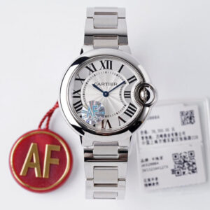 Replica Ballon Bleu De Cartier Quartz 33MM W6920084 AF Factory Silver Stainless Steel