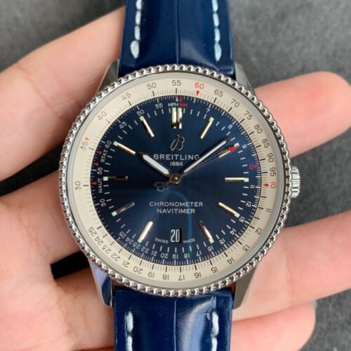 Replica Breitling Navitimer 1 A17326211C1P3 V7 Factory Leather Strap