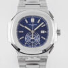 Replica Patek Philippe Nautilus 5976/1G 3K Factory V2 Silver Stainless Steel Strap