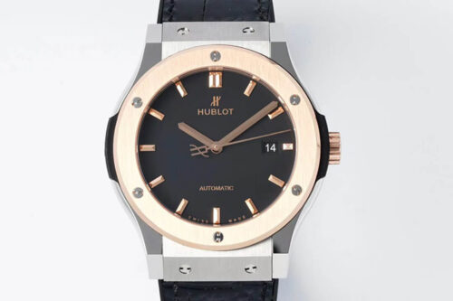 Replica Hublot Classic Fusion 542.NO.1181.LR 42MM HB Factory Black Leather Strap