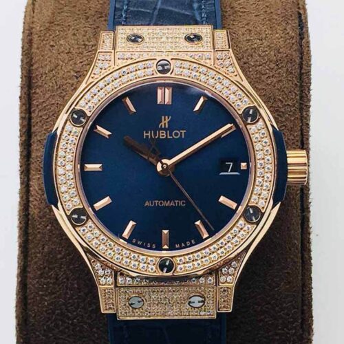 Replica Hublot Classic Fusion 38MM HB Factory Blue Dial