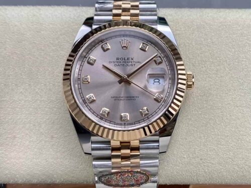 Replica Rolex Datejust 41MM M126331-0008 Clean Factory Diamond Dial