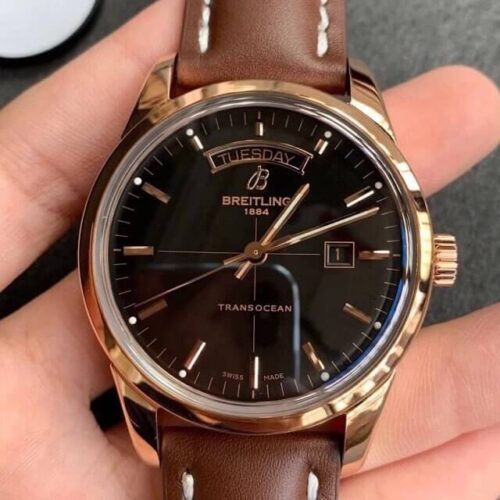 Replica Breitling Transocean R45310121B1P1 V7 Factory Brown Strap