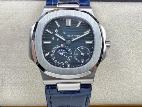 Replica Patek Philippe Nautilus 5712 GR Factory Leather Strap