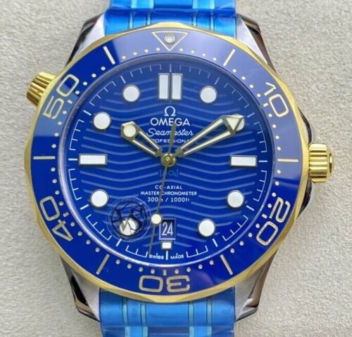 Replica Omega Seamaster Diver 300M 210.20.42.20.03.001 VS Factory Blue Bezel