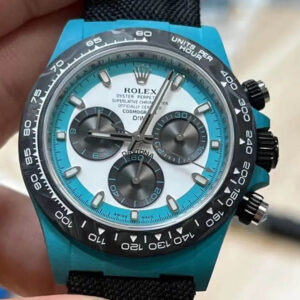 Replica Rolex Daytona Diw Factory NTPT Carbon Fiber White Dial