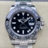 Replica Rolex Greenwich II M126710rnr-0004 GMT ARF factory black gray ceramic bezel - Replica Watches Factory