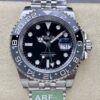 Replica Rolex Greenwich II M126710grnr-0003 GMT ARF factory black gray ceramic bezel - Replica Watches Factory