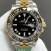 Replica Rolex Greenwich II M126713GRNR-0001 GMT ARF factory black gray ceramic bezel - Replica Watches Factory