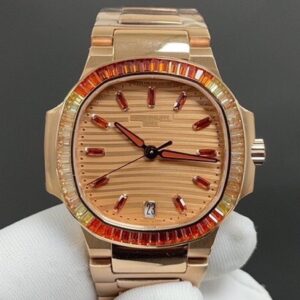 Replica Patek Philippe Nautilus 7118-1300R-001 GR factory rose gold dial- Replica Watches Factory