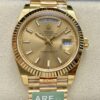 Replica Rolex Day-Datemm m228238-0003 ARF factory gold dial date display- Replica Watches Factory