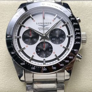 Replica Longines Sports L3.835.4.72.6 Silver Gray Panda Dial- Replica Watches Factory