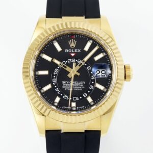 Replica Rolex Sky-Dweller m336238-0002 ZF Factory Large Calendar 18K Gold - Replica Watches Factory