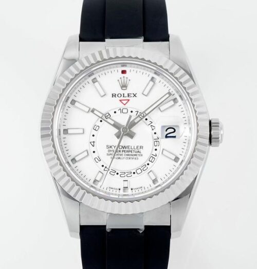 Replica Rolex Sky-Dweller m336239-0003 ZF Factory Dual Time Zone large calendar - Replica Watches Factory