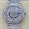 Replica Patek Philippe Nautilus 7021-1G-001 AMG Factory Diamond dial- Replica Watches Factory