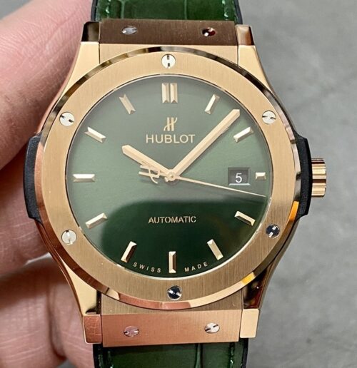 Replica Hublot Classic Fusion 565.OX.8980.LR HB Factory Green Dial - Replica Watches Factory