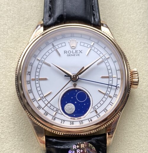 Replica Rolex Cellini m50535-0002 R+ factory moon phase- Replica Watches Factory