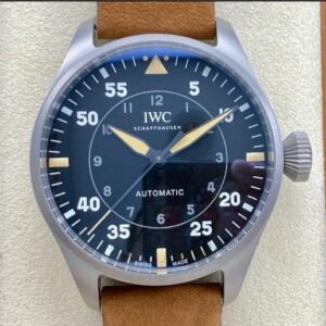 Replica IWC Pilot's Watch IW329701 M+ Factory Brown strap - Replica Watches Factory