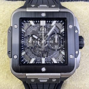 Replica Hublot SQUARE BANG UNICO 821.NM.0170.RX BB Factory Titanium case- Replica Watches Factory