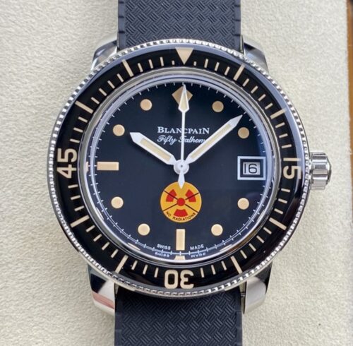 Replica Blancpain Fifty Fathoms 5008D-1130-B64A TW Factory Black Dial- Replica Watches Factory