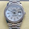 Replica Rolex Day-Date m228349rbr-0046 8+ factory Silver strap- Replica Watches Factory