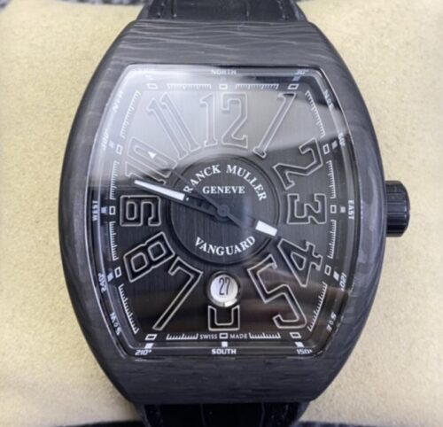 Replica Franck Muller MEN'S COLLECTION V45 CH SC CARBON ABF factory Carbon fiber case- Replica Watches Factory