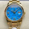 Replica Rolex Day-Date m128238-0071 8+ factory Gold strap- Replica Watches Factory