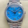 Replica Rolex Day-Date m128396tbr-0016 8+ factory Blue Dial- Replica Watches Factory