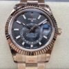 Replica Rolex Sky-Dweller m326935-0007 Noob Factory Dark rhodium white dial- Replica Watches Factory